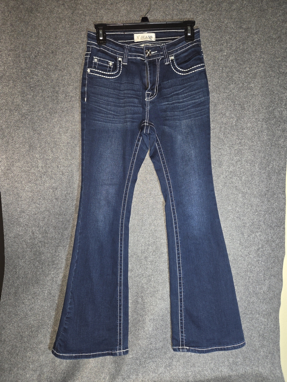 Y Jeans Women's Dark Indigo Flare Jeans Size 5/6